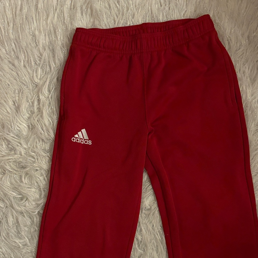Adidas Kids Bold Red Joggers